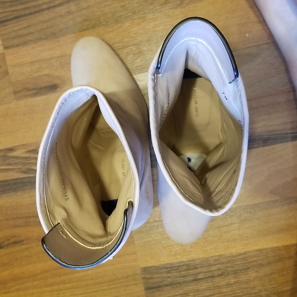 Stuart Weitzman Brooks Bootie Blush Pink Soft Suede Slouchy Boot, Size 8… - Picture 13 of 16